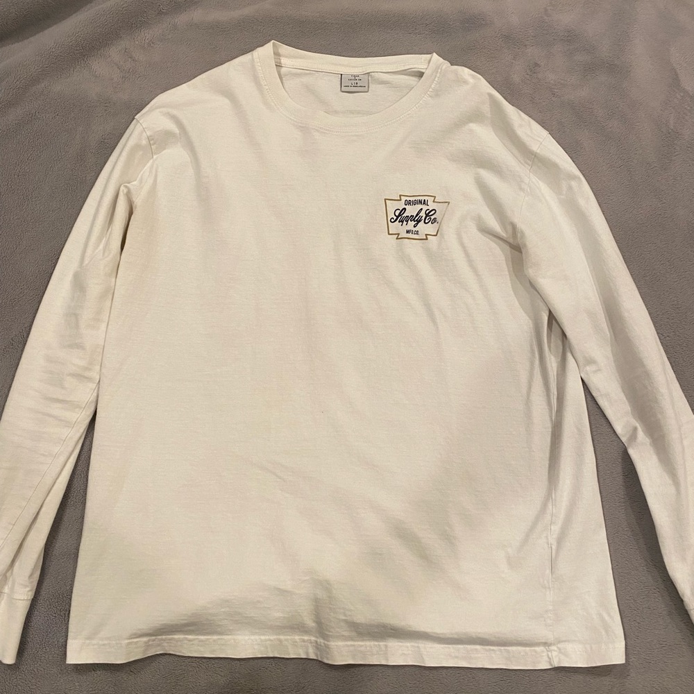 Large Mens Cotton On Tshirt Long Sleeve